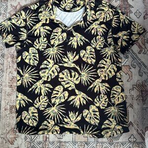 Men’s BYLT Tropical Leaf Polo